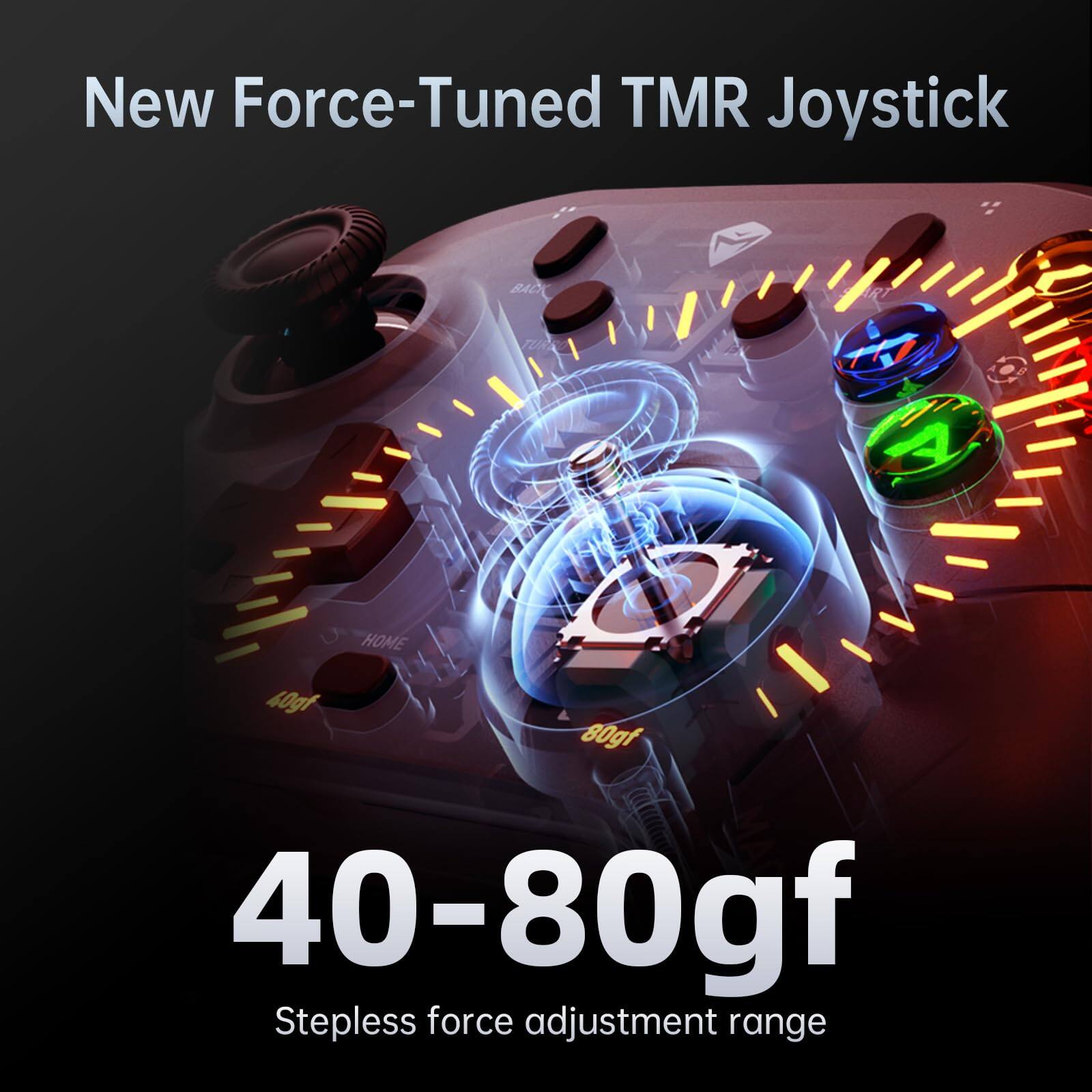 New Force-Tuned TMR Joystick

40-80gf

Stepless force adjustment range