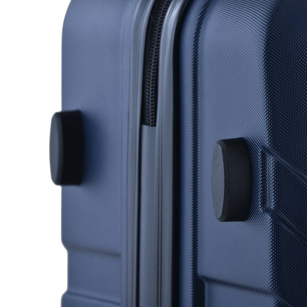 Alt View 10. Ropilly - Ropilly 3 Piece Luggage Set ABS Hard Shell Suitcase Set Navy - Navy.