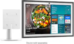 Amazon - Stand for Echo Show 21 | Premium Adjustable Stand with 360 Swivel for the Echo Show 21 (sold separately) - Aluminium - Angle_Zoom