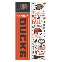 Evergreen Enterprises - Anaheim Ducks 47" Double Sided Fall Leaner Fan Sign - Multicolor