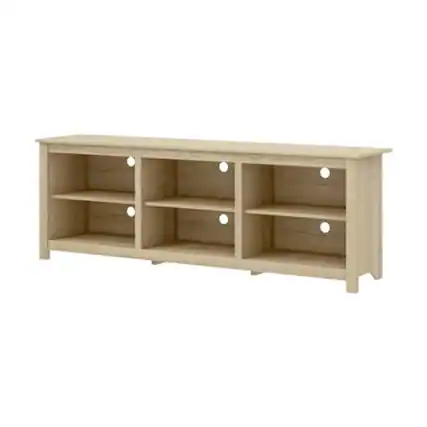 Front. Hivvago - Farmhouse TV Stand in Light Oak Wood Finish - for TVs up to 70-inch - Light Oak.