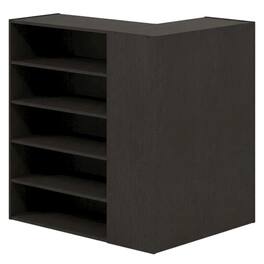 FurniFact - 5-Tier Stackable Shoe Organizer - White