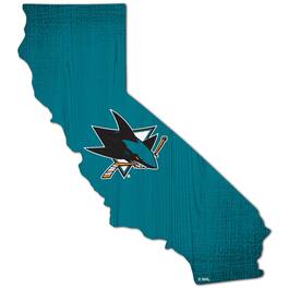 Fan Creations - San Jose Sharks 12" Logo State Sign - Multicolor