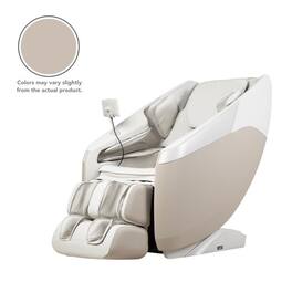 Osaki - 3D+ Nova II Shiatsu Zero Gravity Massage Chair with Triple Foot Rollers - Taupe
