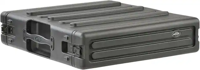 Front. SKB - SKB 2U Roto Rack Case.