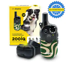 Dogtra - 200iQ Remote Training E Collar - 100 Levels, 1/2 Mile Range, Waterproof - Cafe Swirl