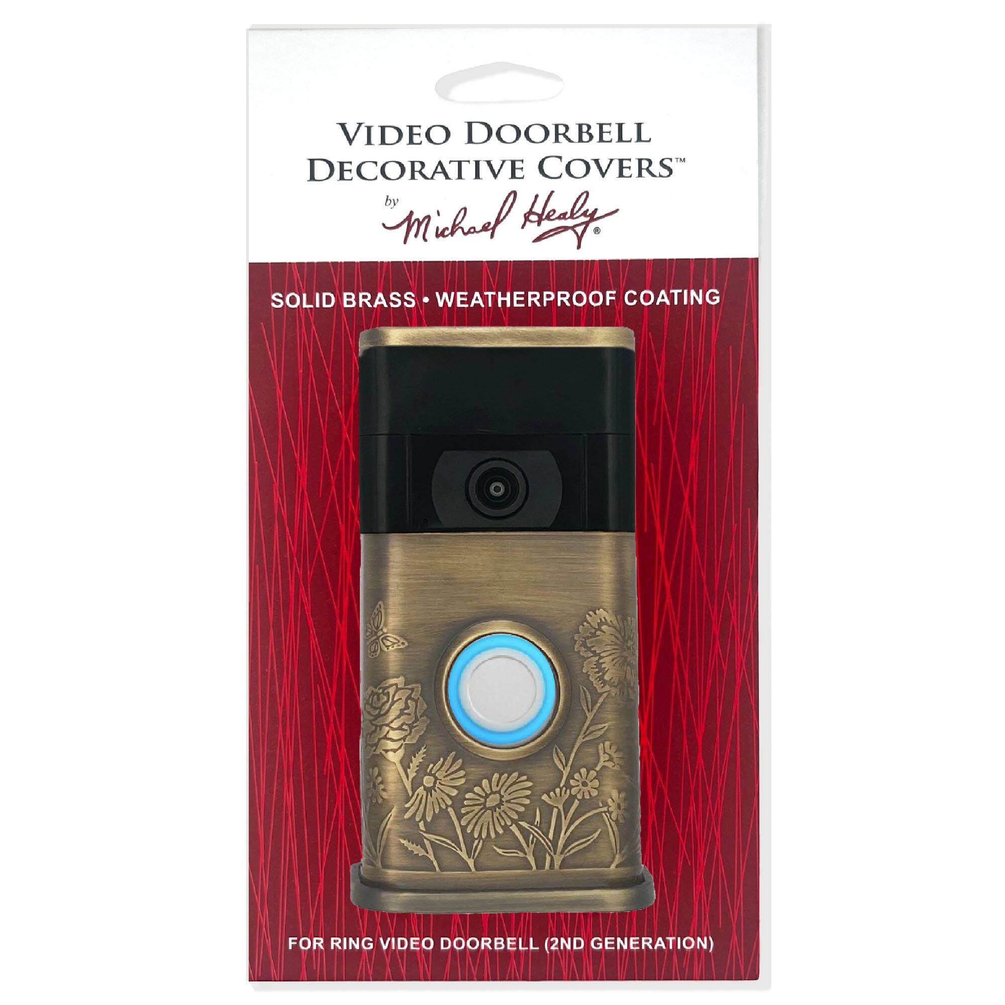 VIDEO DOORBELL DECORATIVE COVERS by Michal Hely

SOLID BRASS WEATHERPROOF COATING FOR RING VIDEO DOORBELL (2ND GENERATION)