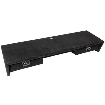 Alt View 2. NVX - 1996-2006 Silverado/Sierra Extended Cab - Custom-Fit Empty Dual 12" Sealed Subwoofer Enclosure - Black.