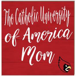 Jardine - Catholic University Cardinals 10'' x 10'' Mom Plaque - Red