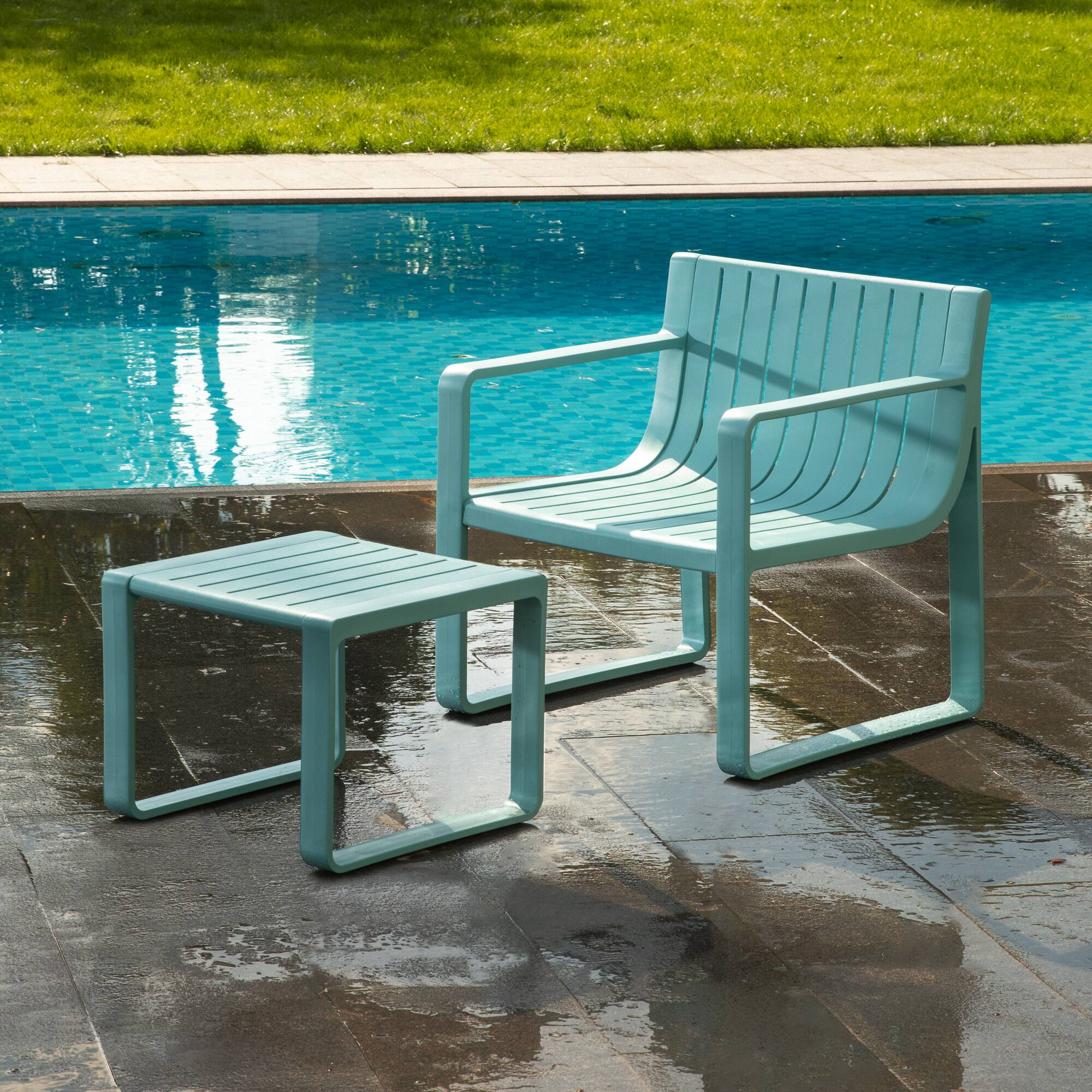 Front. Werph - Werph Outdoor Patio Furniture Set - Blue.