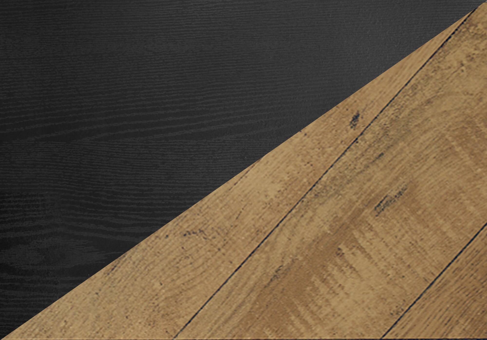 Back. APRILSOUL - Tv Stand 72 Inch Console Media Entertainment Center Storage Cabinet Living Room Brown And Black Laminate Black Metal - Black.