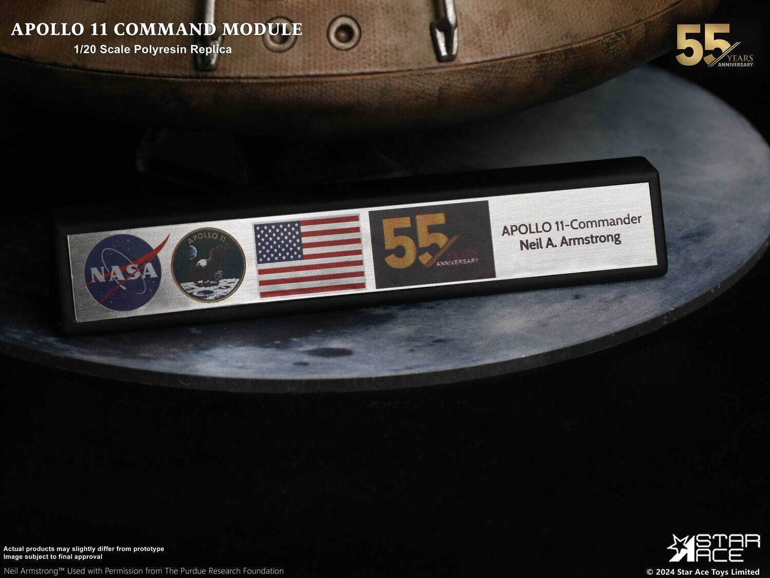 PopMarket Apollo 11 Deluxe Edition Command Module Polyresin Statue ...