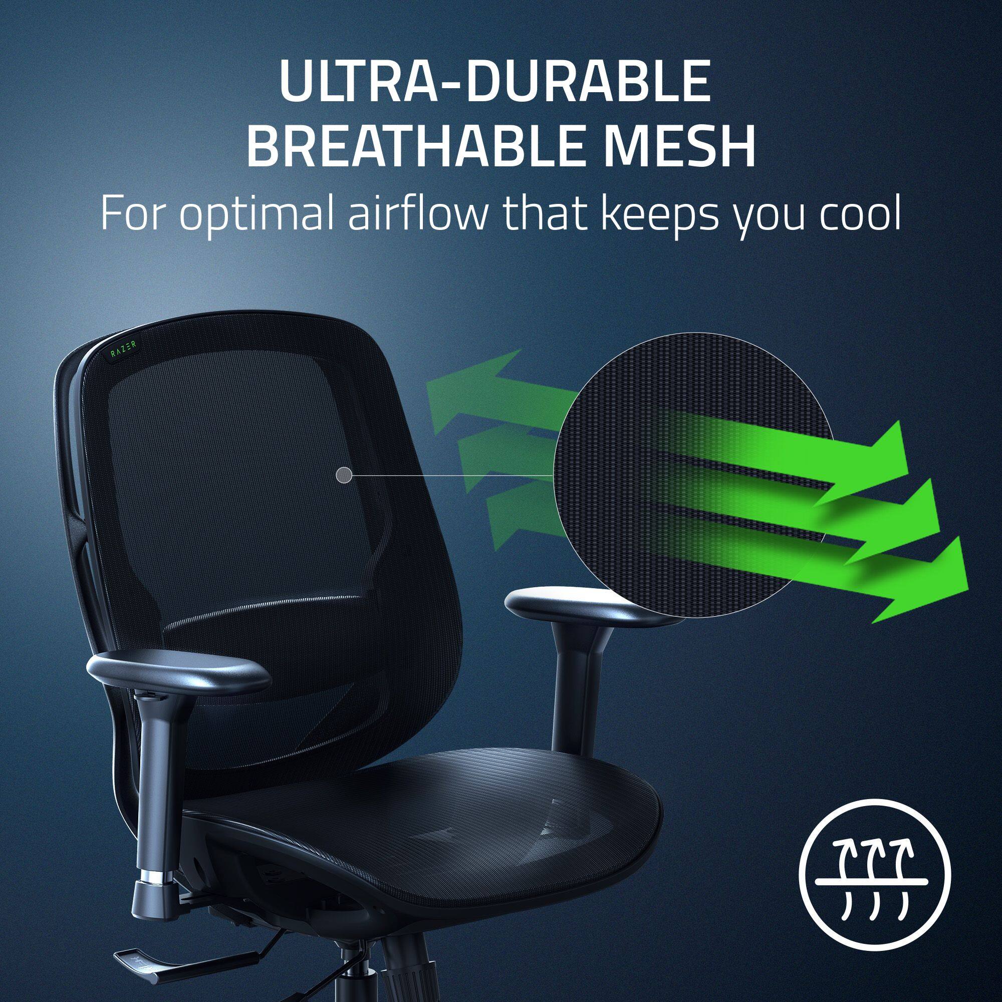 Ultra-Durable Breathable Mesh: For optimal airflow that keeps you cool.