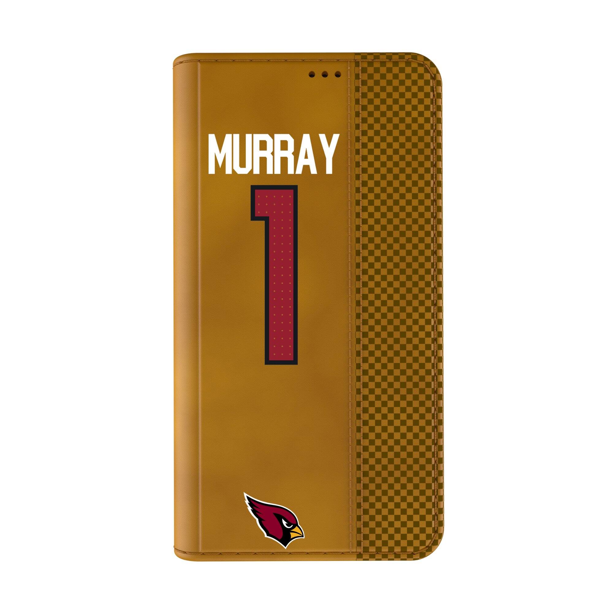 Alt View 1. Keyscaper - Kyler Murray Brown Arizona Cardinals Folio iPhone Case - 16 Pro - Brown.