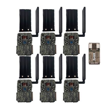 Front. Browning - Browning Trail Camera - Defender Wireless Vision Pro HD AI 46MP Bundle (6 Pack).