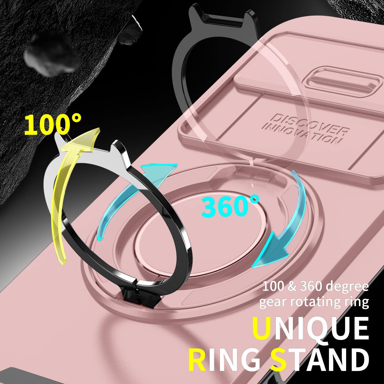 100
INNOVATION
360
100 & 360 degree gear rotating ring UNIQUE RING STAND
