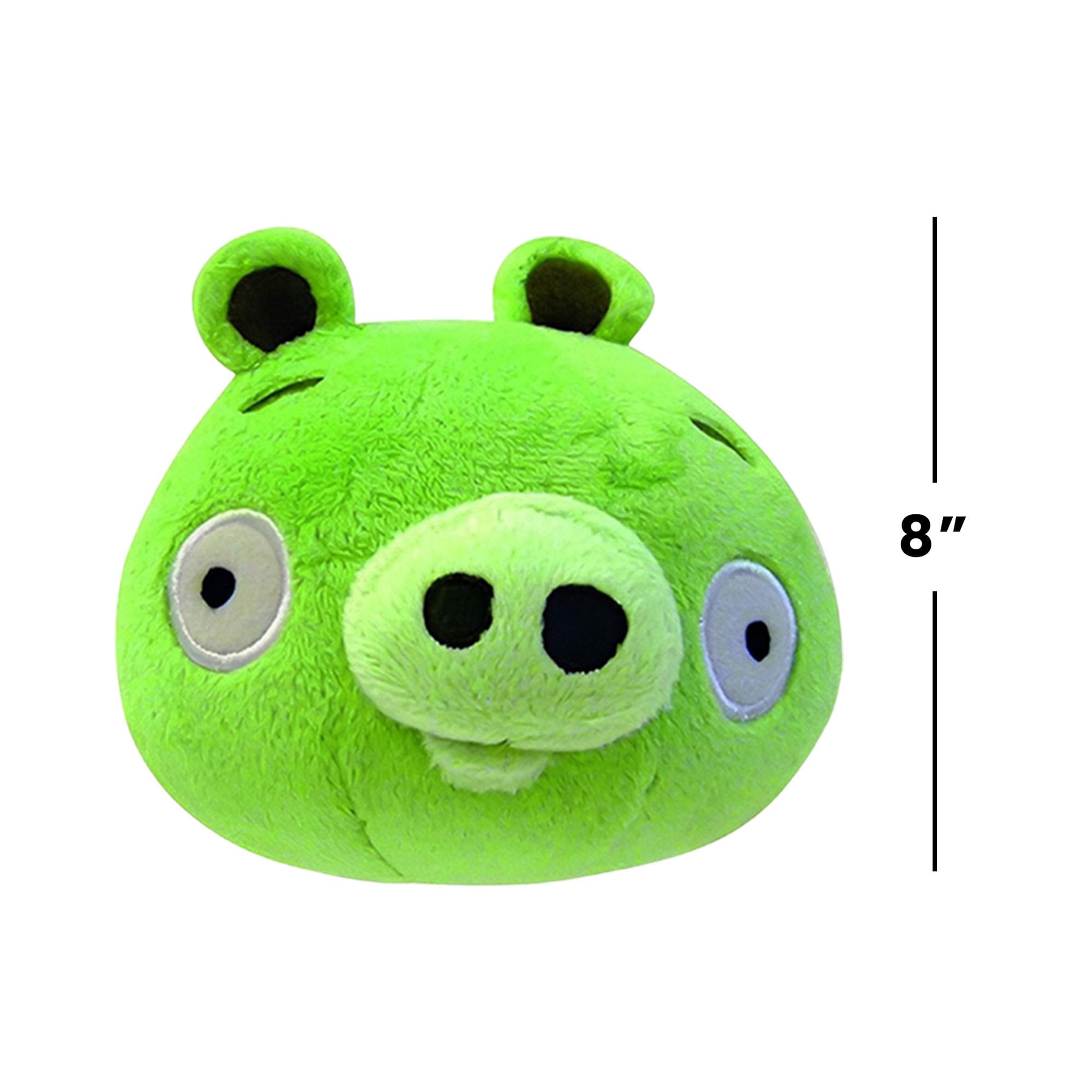 Alt View 5. Commonwealth Toys - Angry Birds 8" Plush Assortment: Set of 4 Pigs - Green.