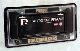 Rico Industries - Purdue Boilermakers Chrome Metal License Plate Frame - Multi