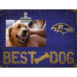 Fan Creations - Baltimore Ravens 10.5" x 8" Best Dog Clip Photo Frame - Multicolor