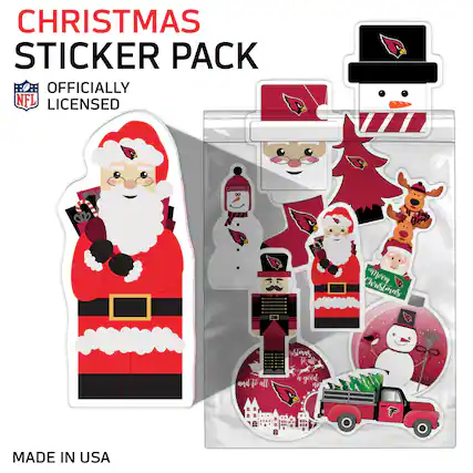 CHRISTMAS STICKER PACK
OFFICIALLY LICENSED
MADE IN USA