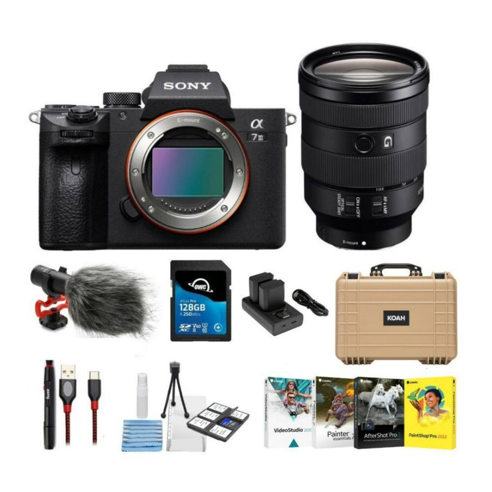 SONY E-mount α7 III, 128GB, KOAH, VideoStudio, Painter, AfterShot Pro, PaintShop Pro 2022