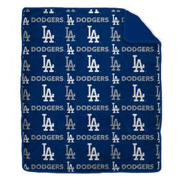 Pegasus - Los Angeles Dodgers Tonal Wordmark 60" x 70" Faux Fur Blanket - Multicolor