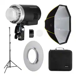 Flashpoint - XPLOR 300 Pro TTL R2 Battery-Powered Monolight Softbox Kit