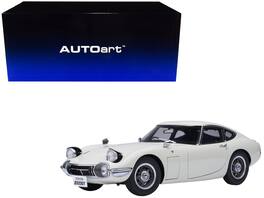 1967 Toyota 2000GT RHD (Right Hand Drive) 1/18 Model Car by Autoart - White