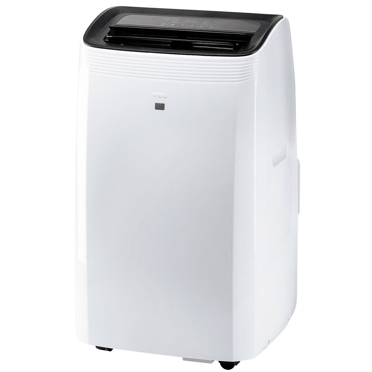 Angle. TCL - 350 Sq. Ft. 8,000 BTU SACC Smart Portable Air Conditioner - White.