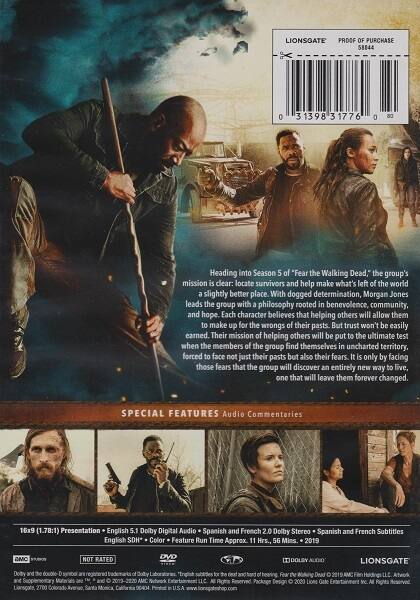 Alt View 1. Fear the Walking Dead: The Complete Fifth Season   - DVD.