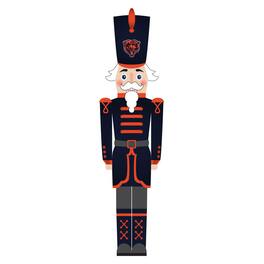 Fan Creations - Chicago Bears 46" Nutcracker Leaner - Multicolor
