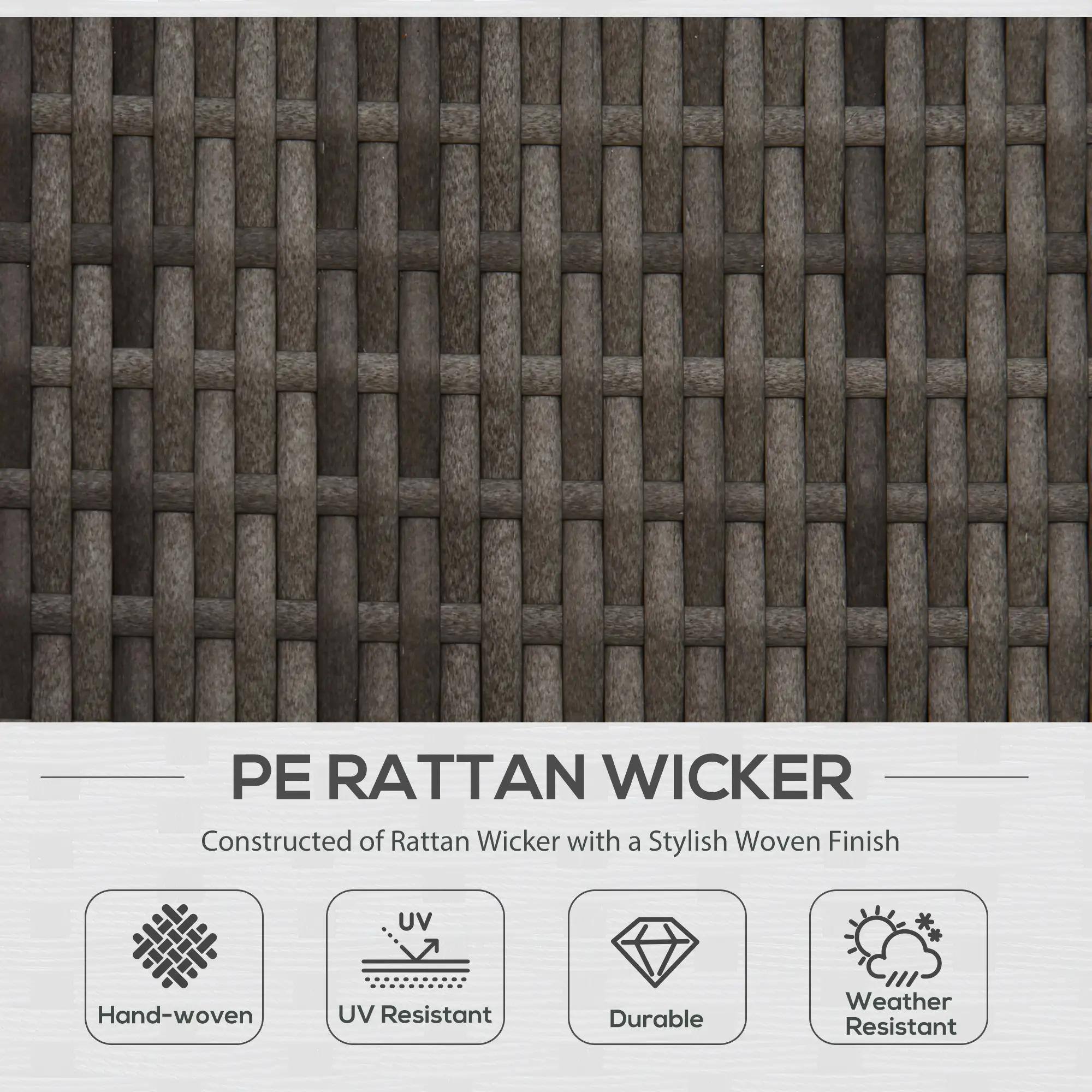 PE RATTAN WICKER
Constructed of Rattan Wicker with a Stylish Woven Finish
Hand-woven
UV Resistant
Durable
Weather Resistant