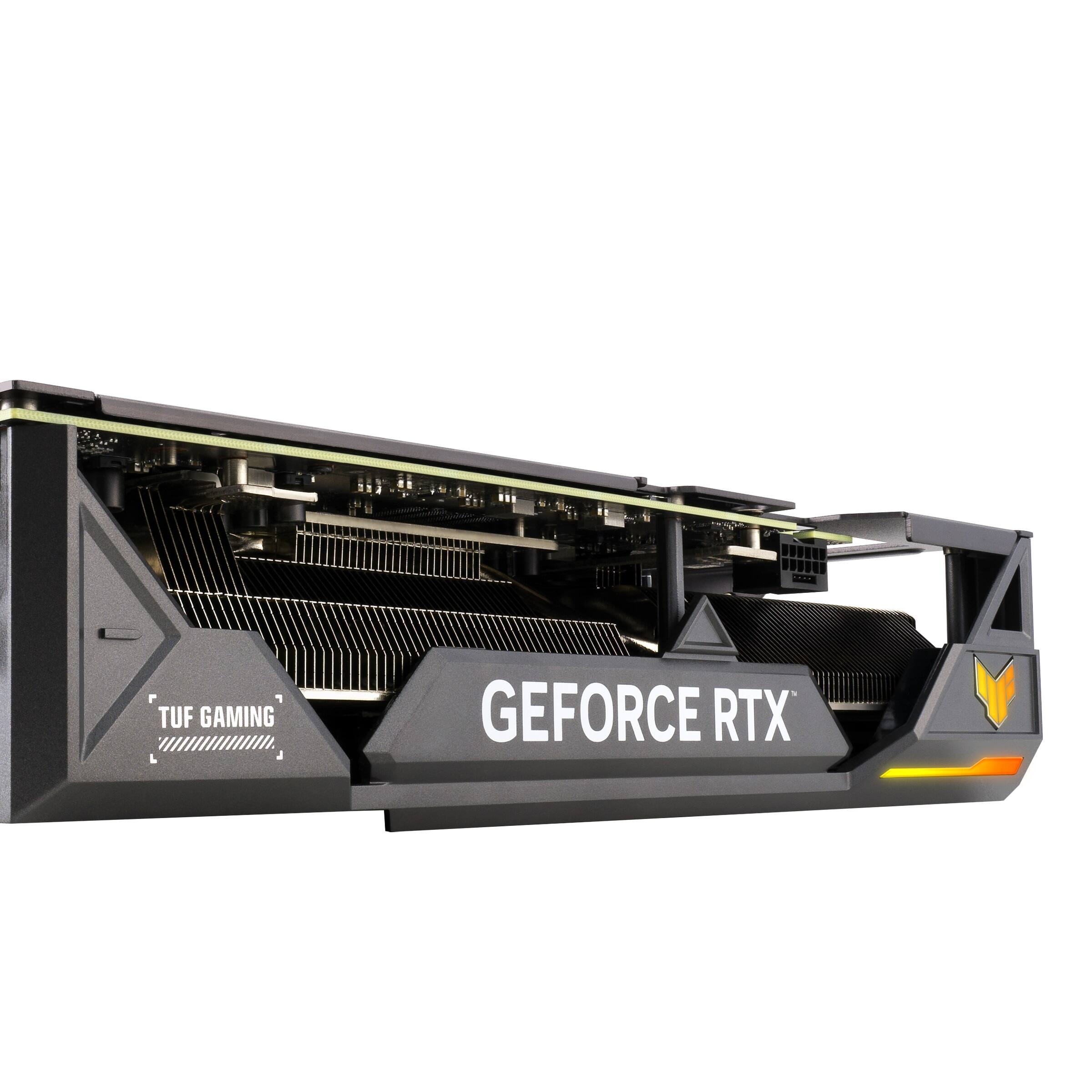 Alt View 12. ASUS - NVIDIA GeForce RTX 4070 Ti TUF 12GB GDDR6X PCI Express 4.0 Graphics Card - Black.