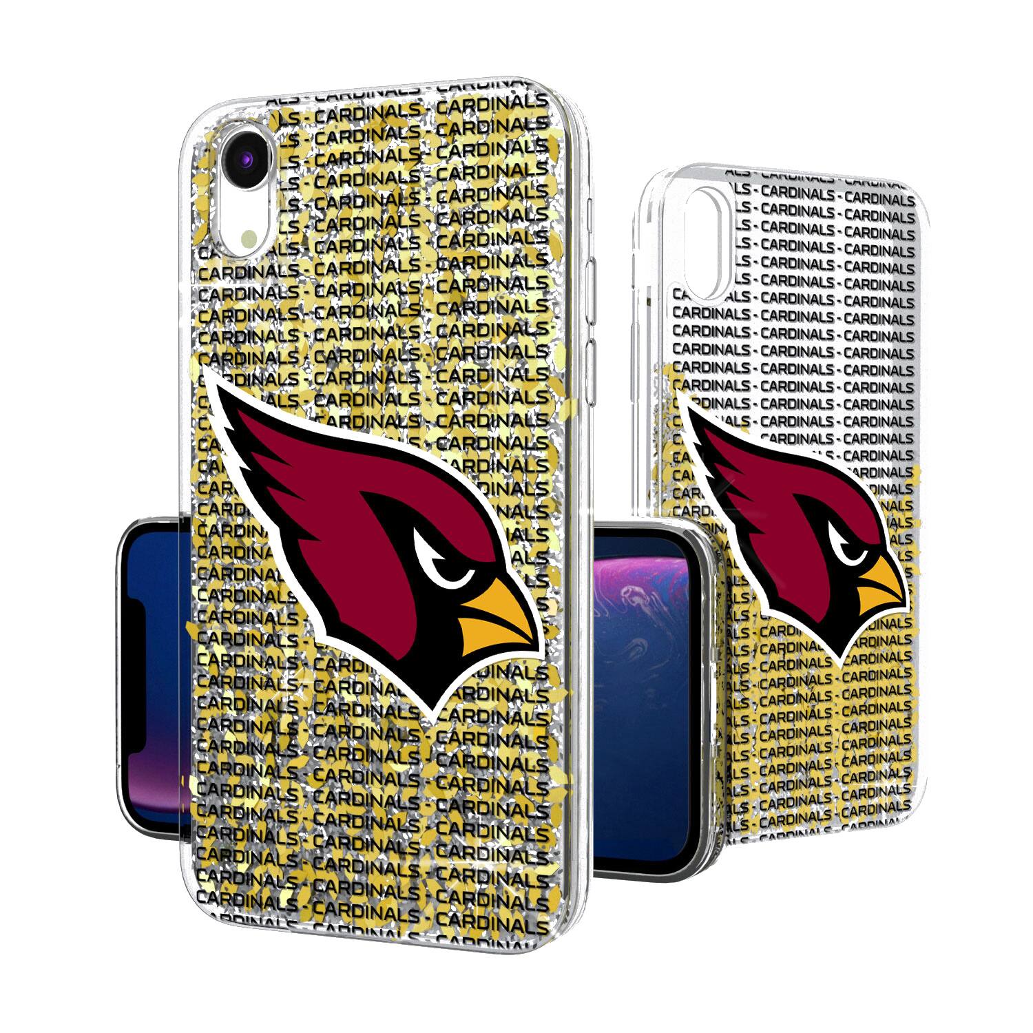 Keyscaper - NFL - Arizona Cardinals iPhone Text Backdrop Design Glitter Case - 16 - Multicolor price history on PriceWatchPro