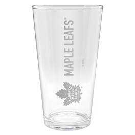 Great American Products - Toronto Maple Leafs Etched 16oz. Vertical Rally Cry Pint Glass - Multicolor