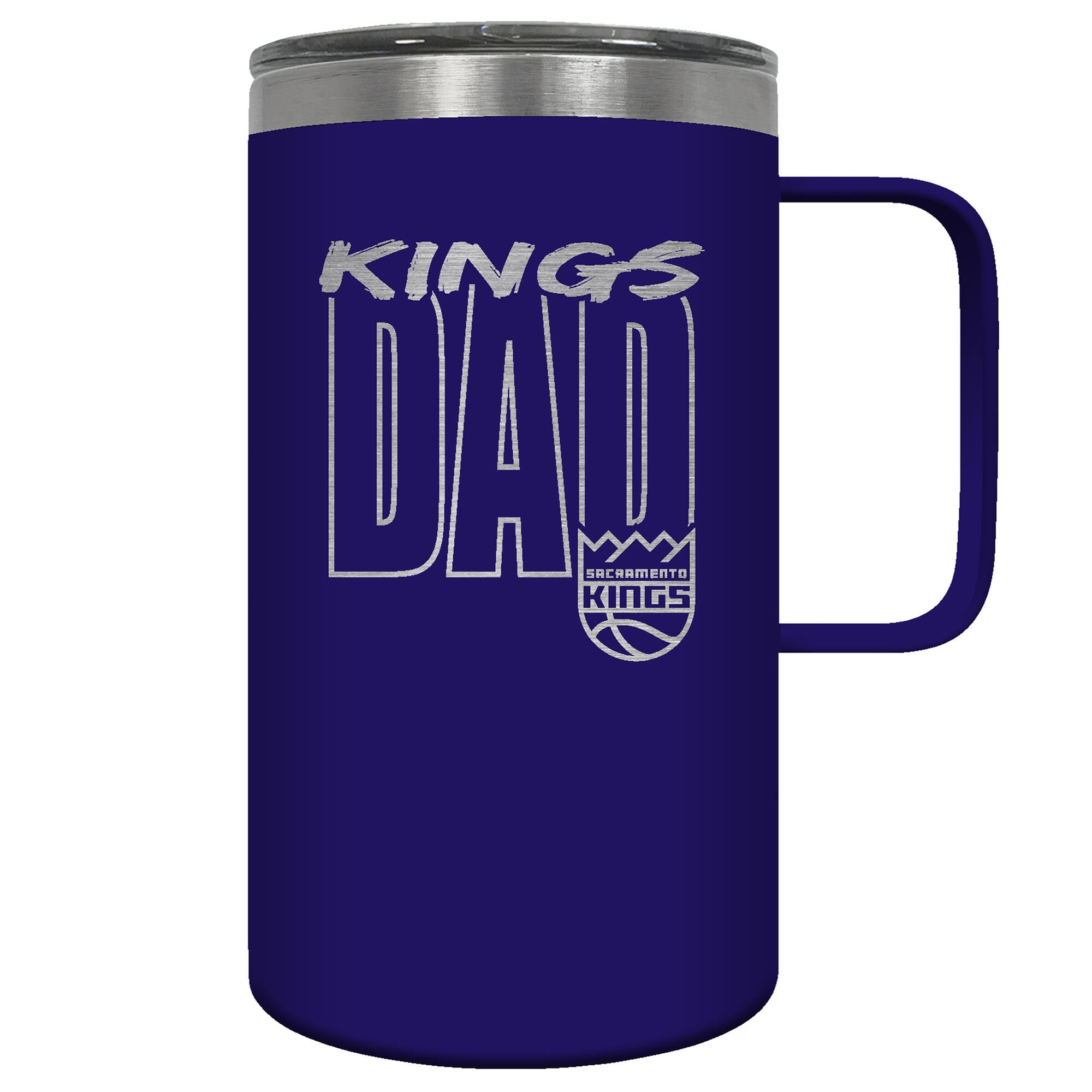 Great American Products - Sacramento Kings Dad 18oz. Hustle Travel Mug - Multicolor