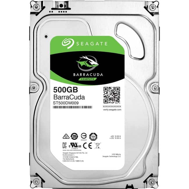 Seagate - BarraCuda ST500LM030 500 GB Hard Drive - 2.5" Internal - SATA (SATA/600) - 5400rpm