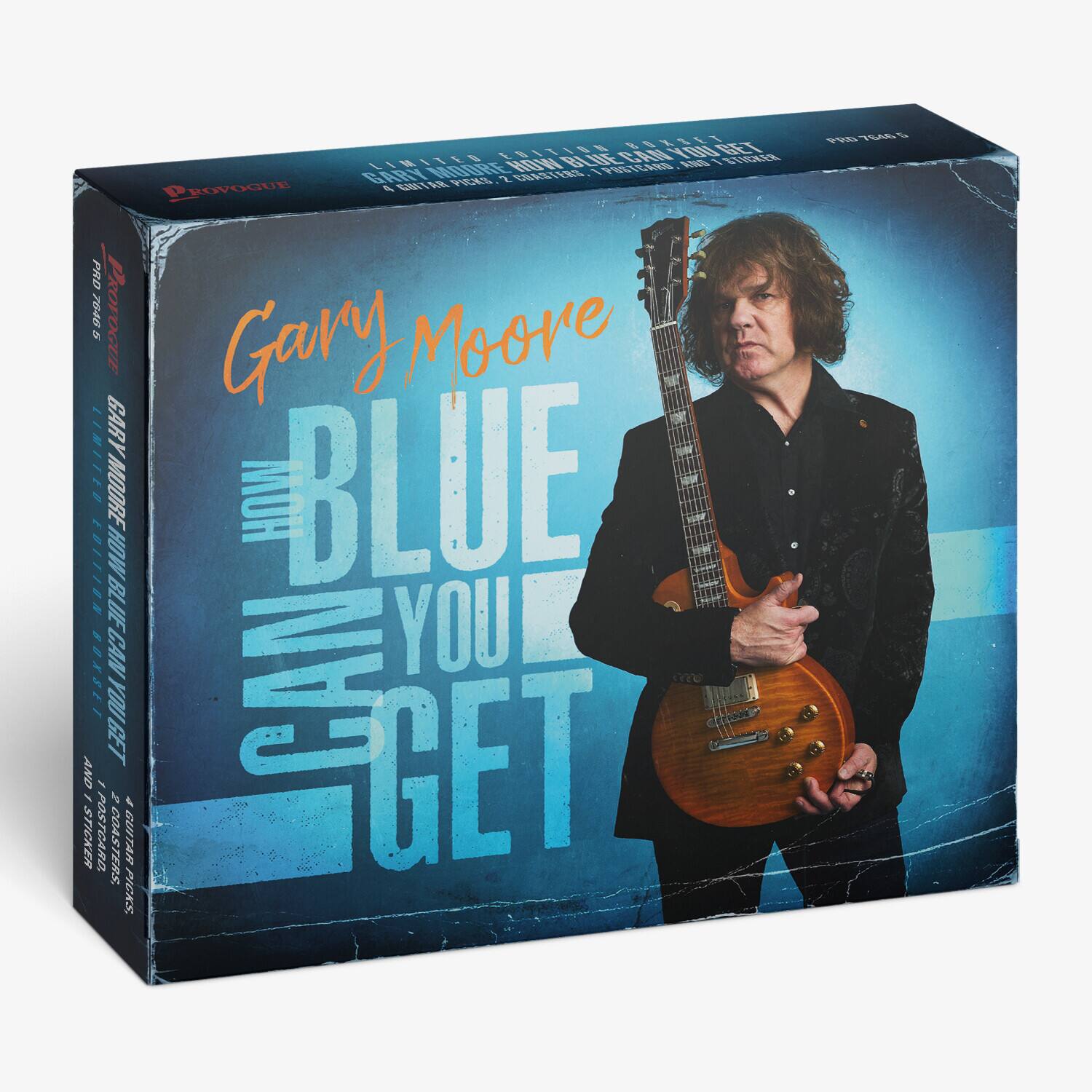 FRD 7848 PROVOGUE 5 2111R1 GARY MOORE EDITION HOW BLUE YOU CAN GET  
STICKER POSTCARD COASTERS GUITAR PICKS B64  
PROVOGUE / GARY MOORE  
HOW BLUE YOU CAN GET  
LIMITED EDITION  
4 COASTERS - 2 GUITAR PICKS  
PROVOGUE / GARY MOORE  
HOW BLUE YOU CAN GET