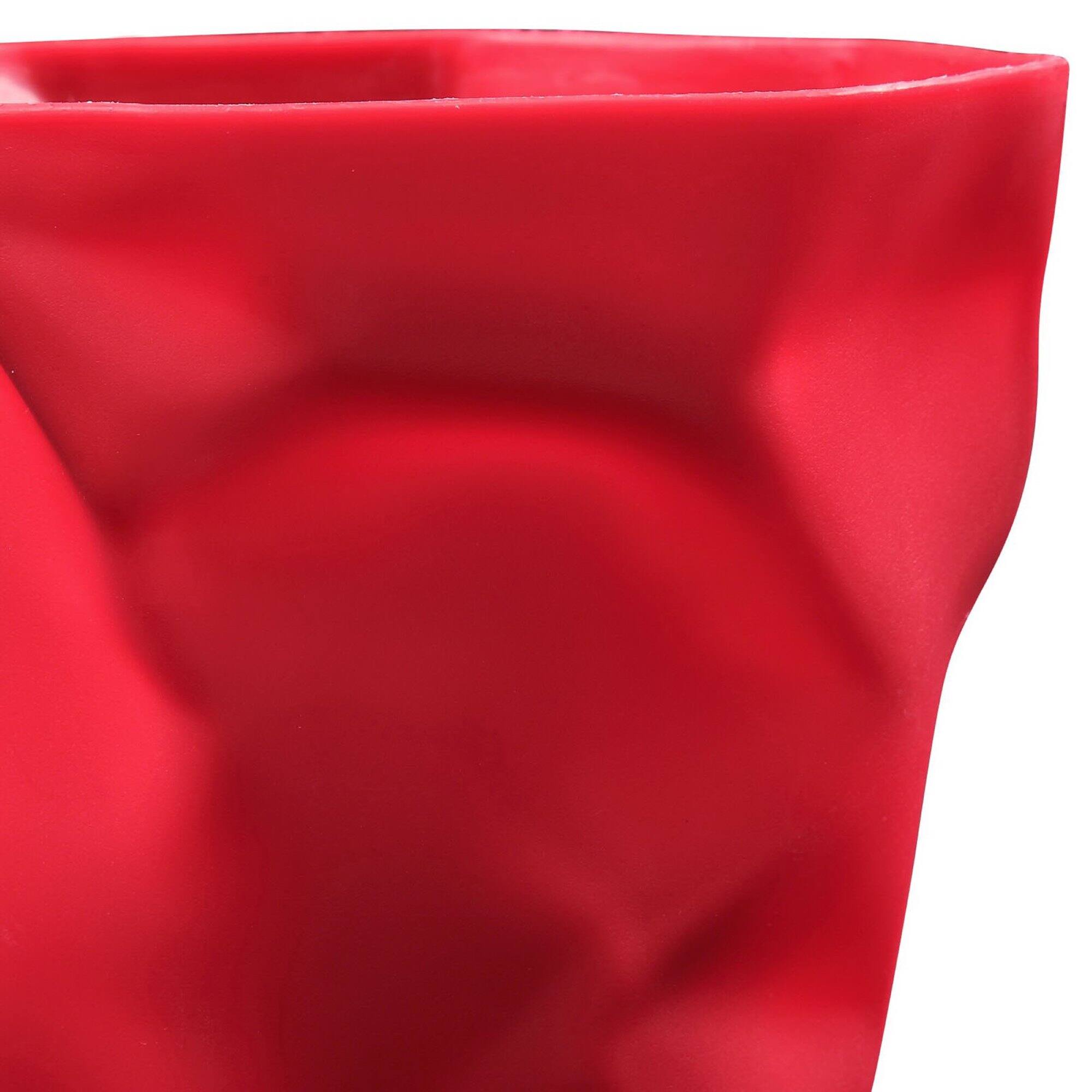 Back. Modway - Lava Pencil Holder by Modway - Red.