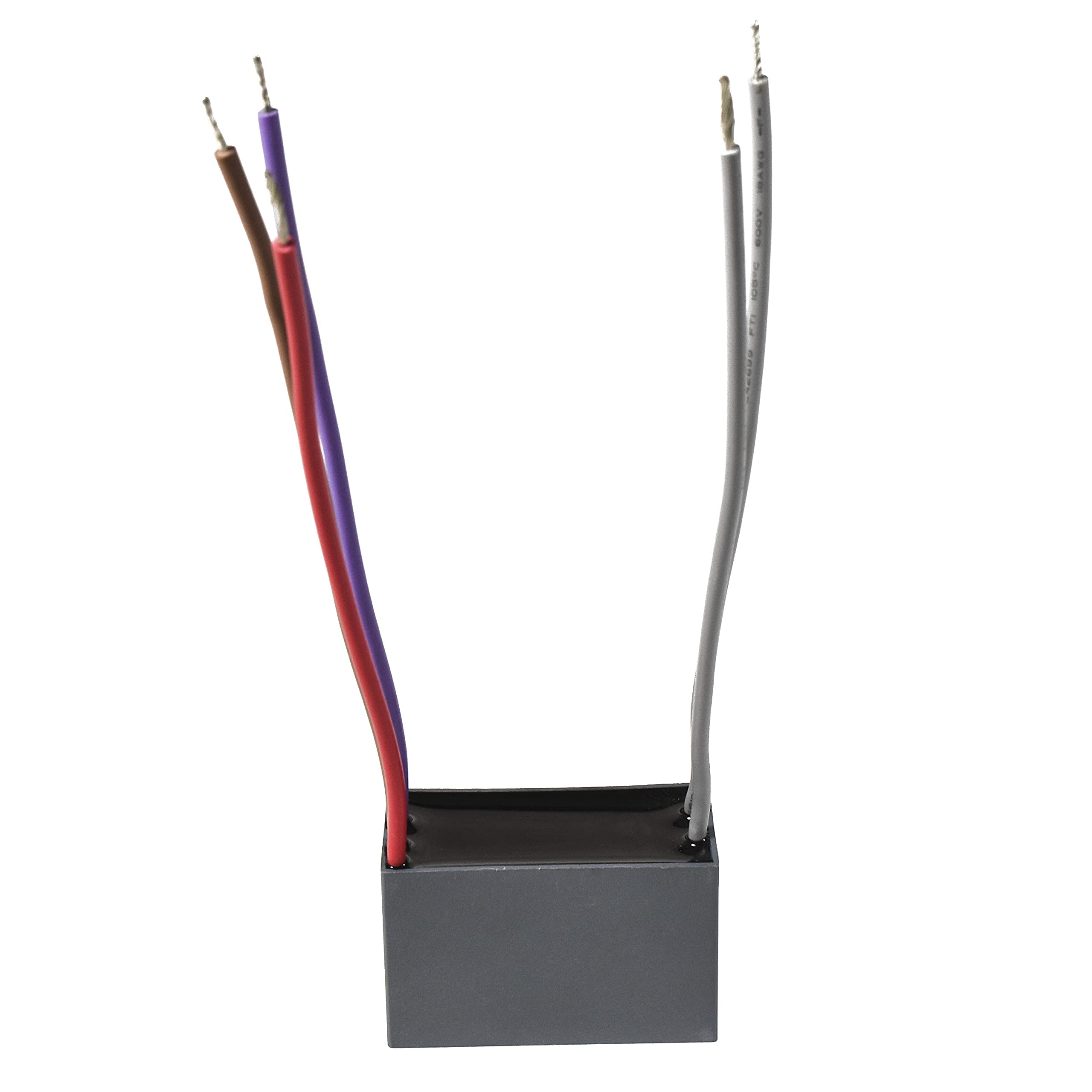 Alt View 3. HQRP - Ceiling Fan Motor Capacitor 4.5-5-6 uF 5-Wire for Harbor Breeze CBB61.