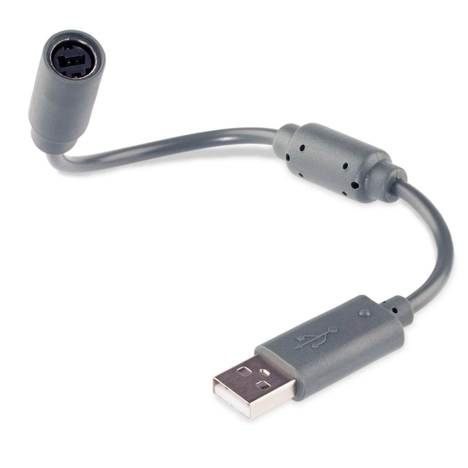Left. Stock Preferred - 2 Pack USB Breakaway Dongle Cable Cord Adapter for Xbox 360 & PC Wired Controllers – Safe Disconnect Design.
