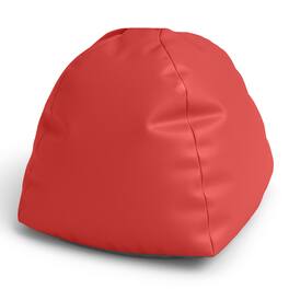 Jaxx - Mallo Modular Pouf Classroom Bean Bag Seat, Premium Vinyl - Red