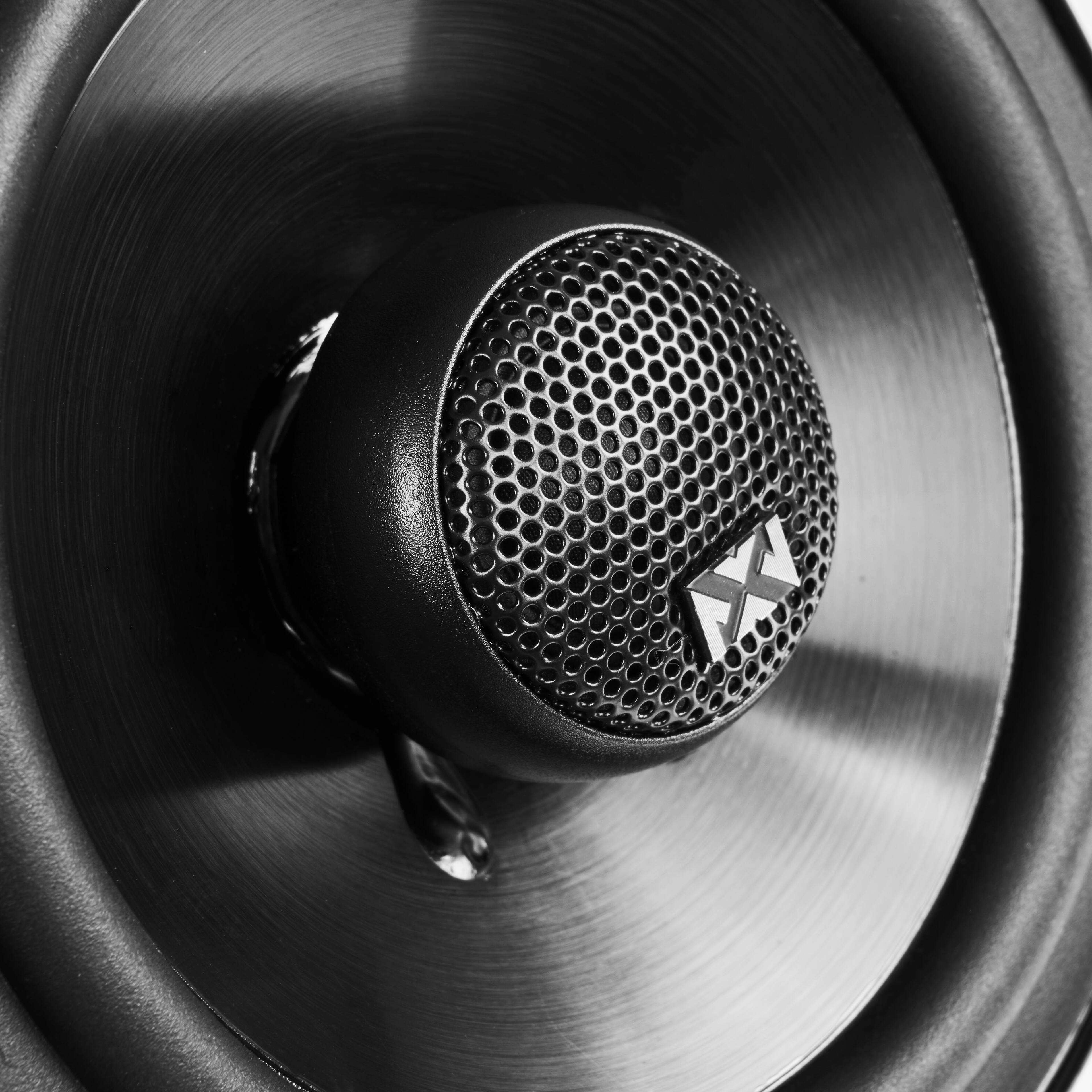 Alt View 6. NVX - NSP525 240W Peak (160W RMS) 5.25in N-Series 2-Way Coaxial Car Speakers with 20mm Silk Dome Tweeters.