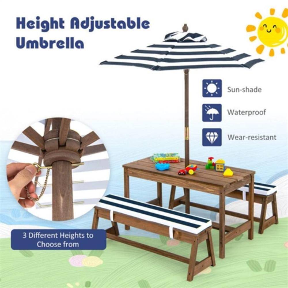Height Adjustable Umbrella  
Sun-shade  
Waterproof  
Wear-resistant  
3 Different Heights to Choose from