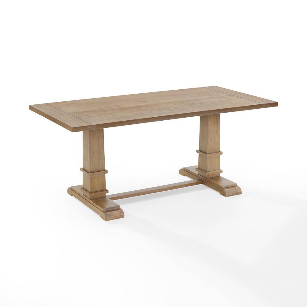 Alt View 4. Crosley Furniture - Joanna Dining Table - Brown.