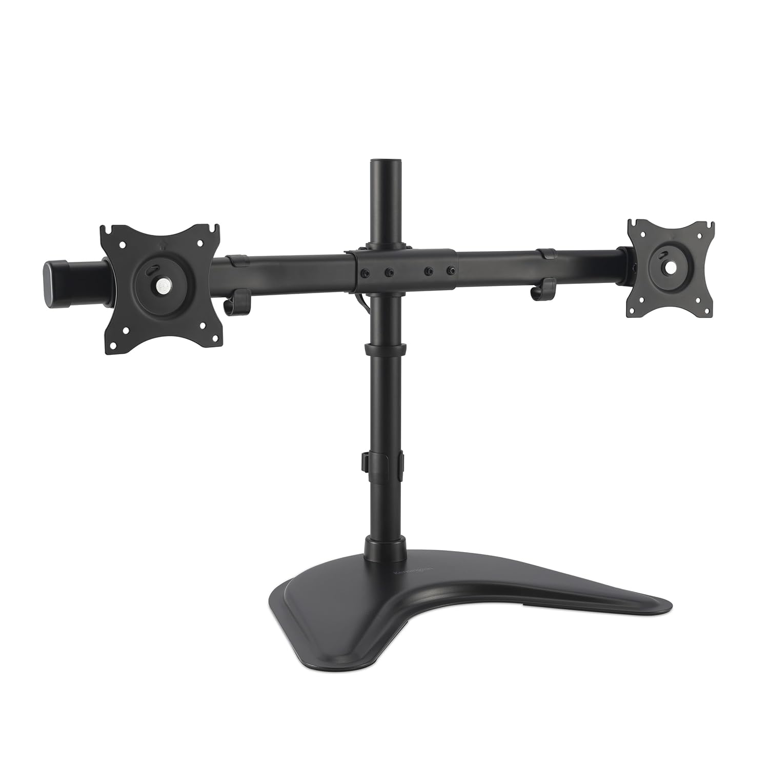 Front. Kensington - SmartFit™ Ergo Freestanding Dual Monitor Stand - K58271WW - Black.