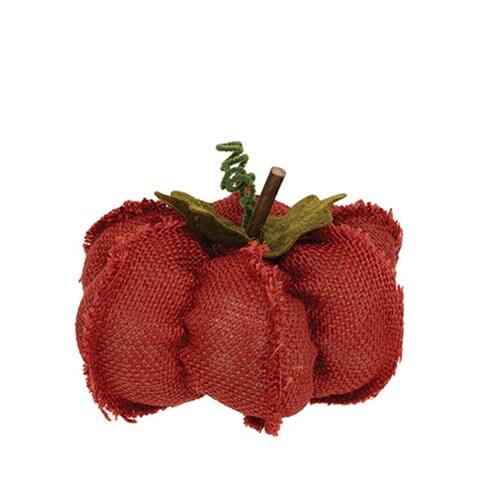 Alt View 1. BreeBe - *Small Burlap Pumpkin 3 Asstd. - Multi.