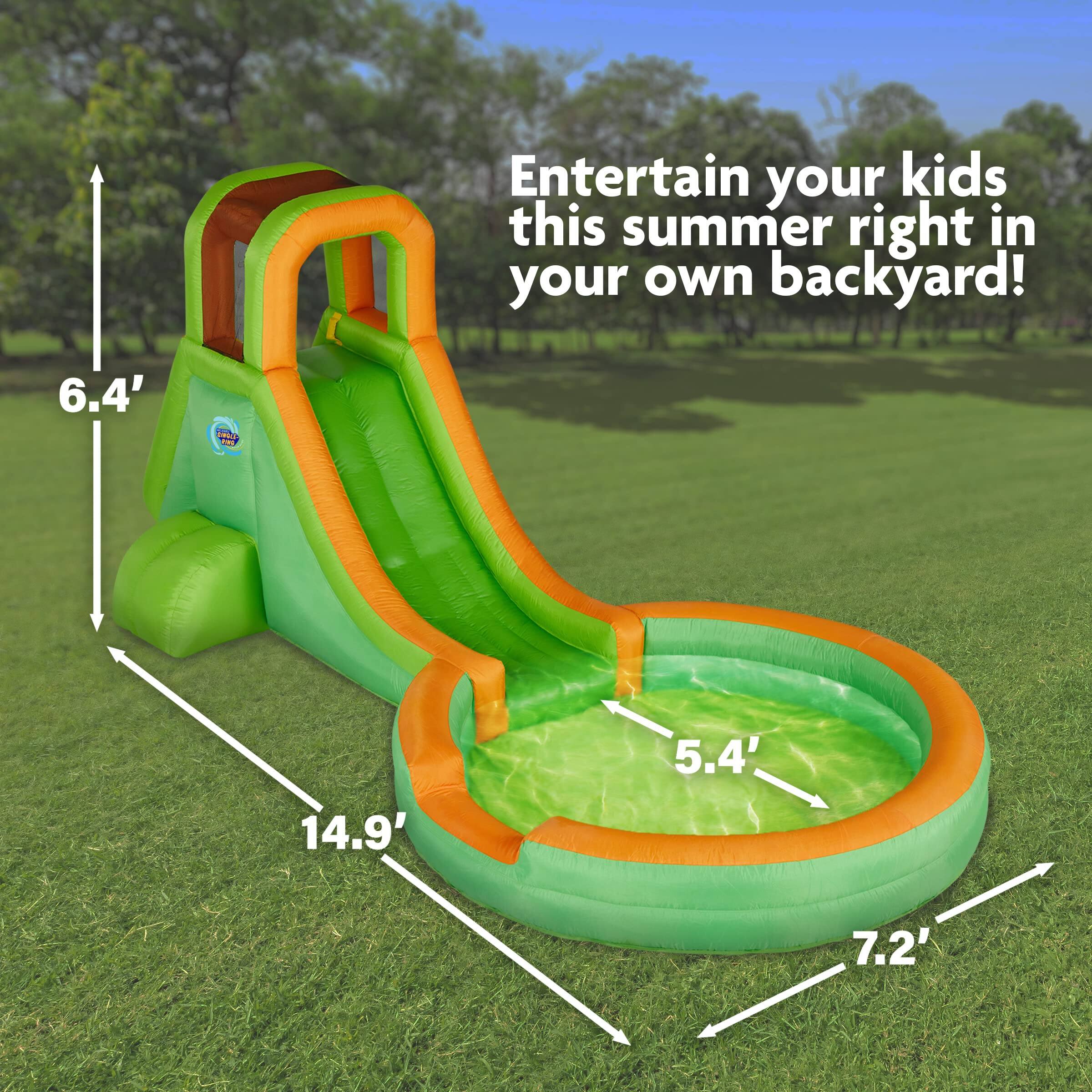 Entertain your kids this summer right in your own backyard! 6.4' 14.9' 5.4' 7.2'