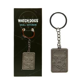 Ubisoft - Watch Dogs Skull Metal Keychain - Silver