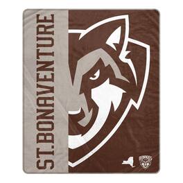 Pegasus - St. Bonaventure Bonnies 50" x 60" Endzone Ultra Soft Throw Blanket - Multicolor